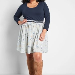 Modcloth Doubly DesirableConstellation Dress 2X